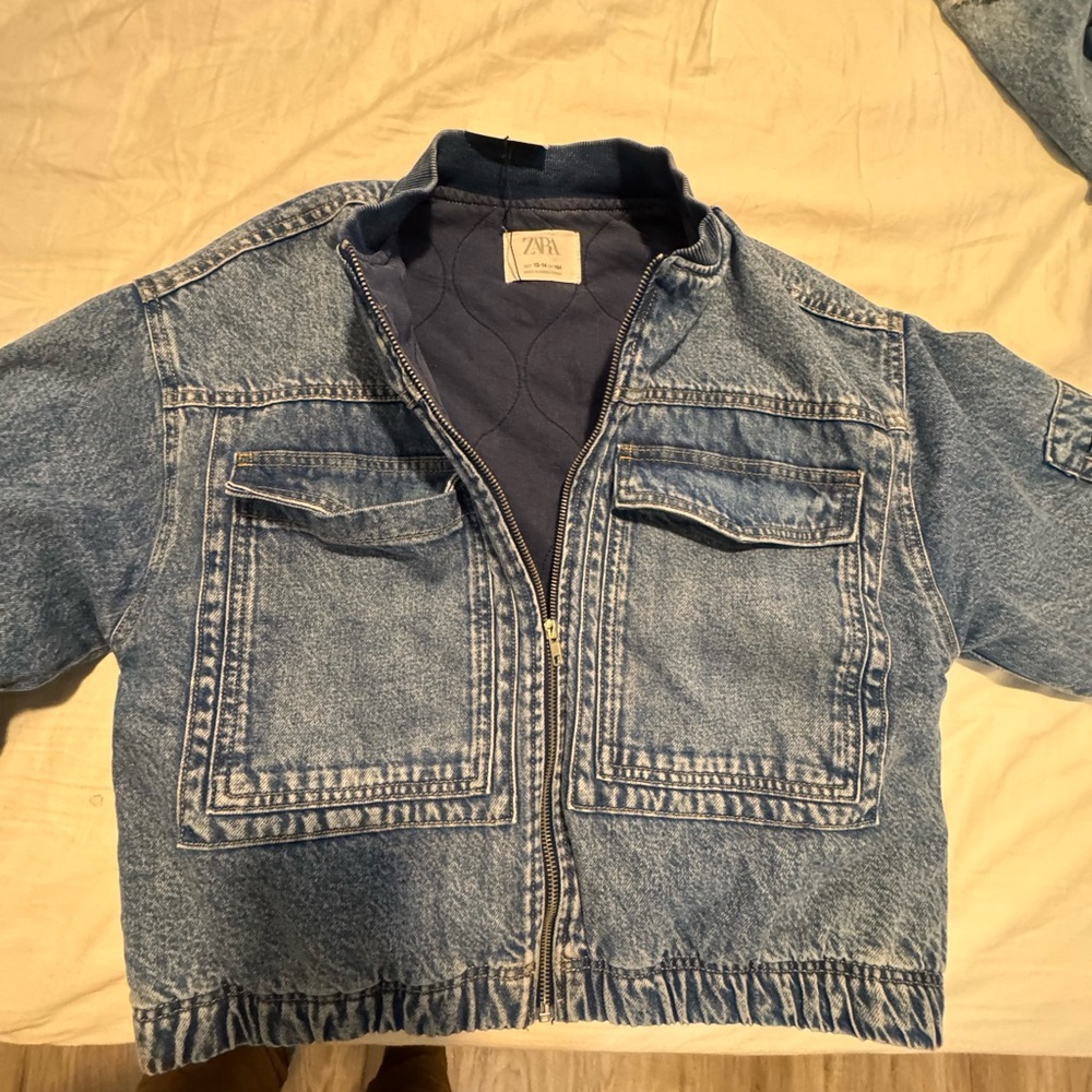 Zara Blue Denim Jacket